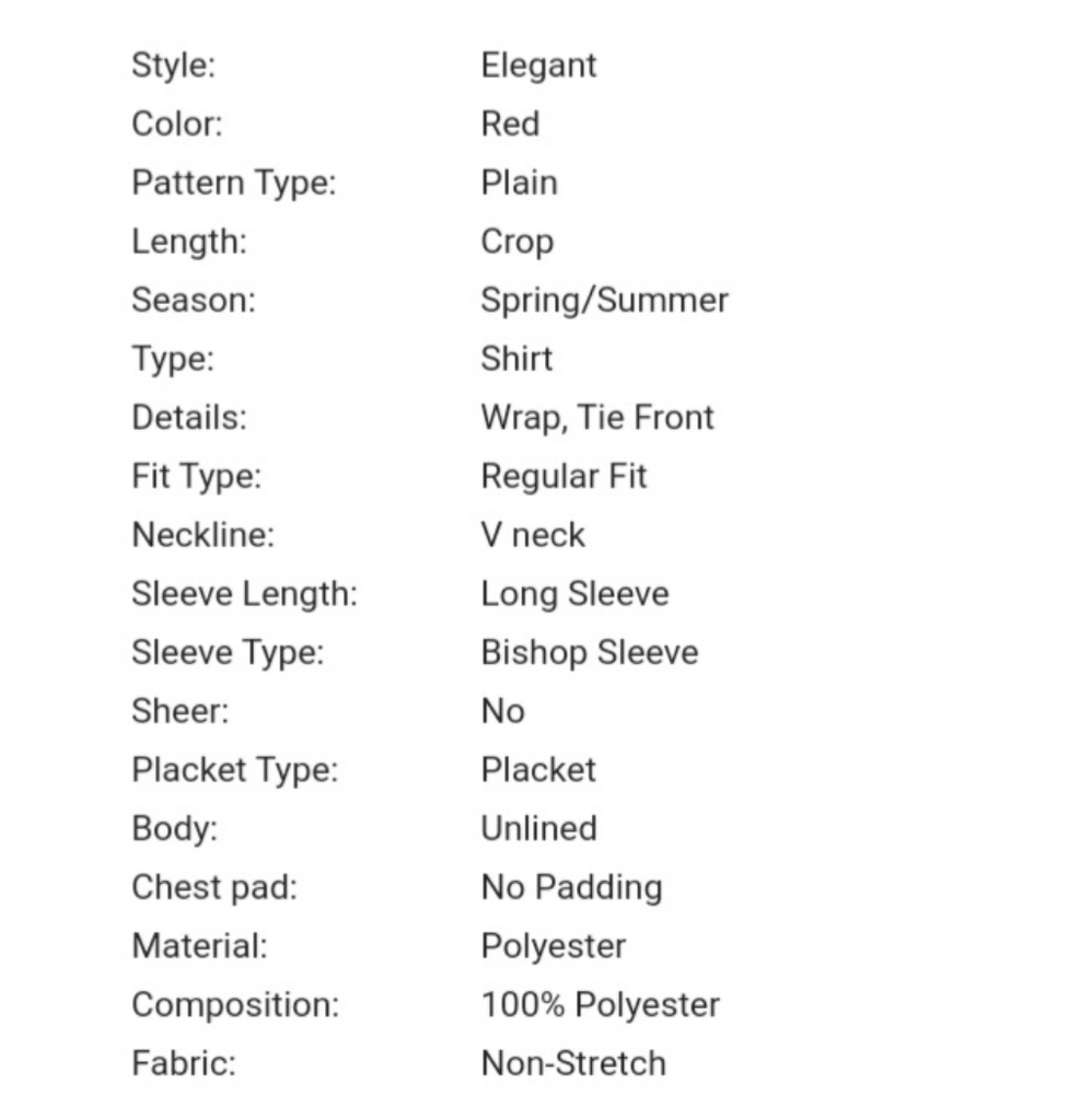 Fall Wrap Top - Picture 9 of 9